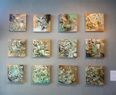 "veil" paintings exhibit