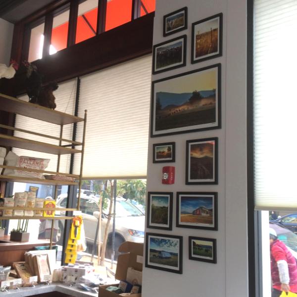 10 framed photos of their farm.